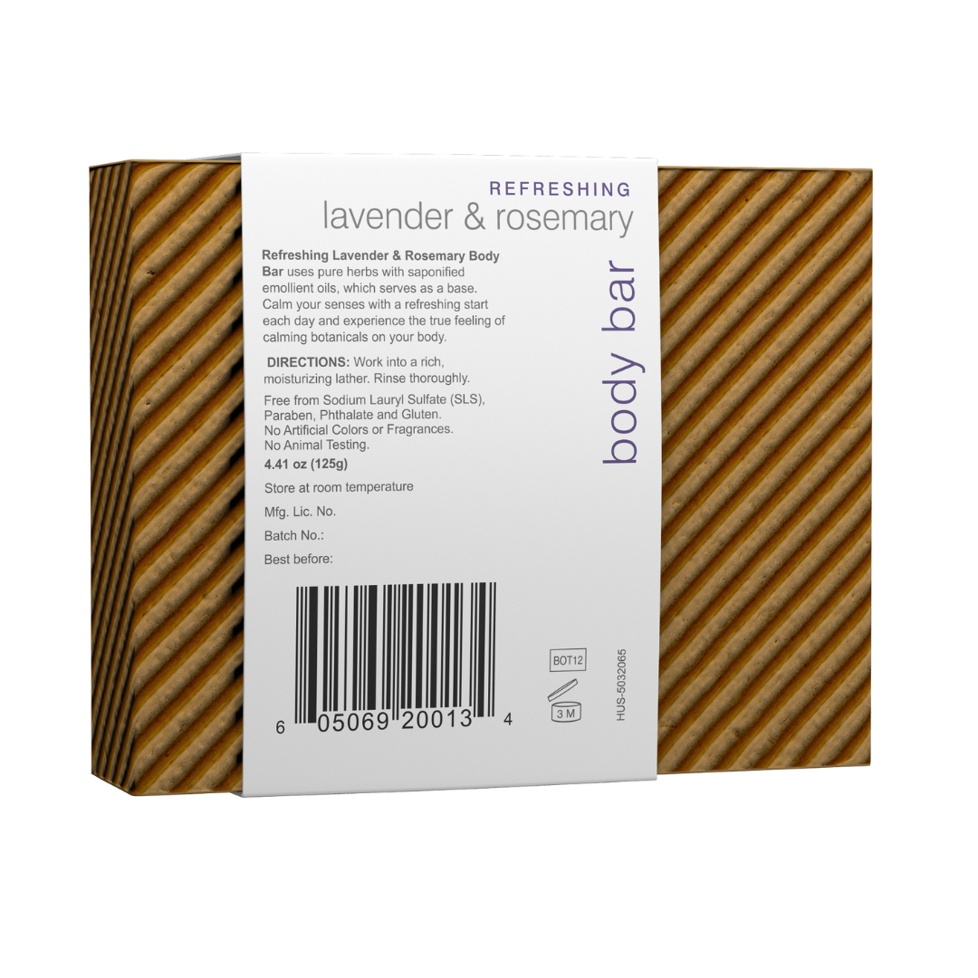 Refreshing Lavender & Rosemary Body Bar - Image 2