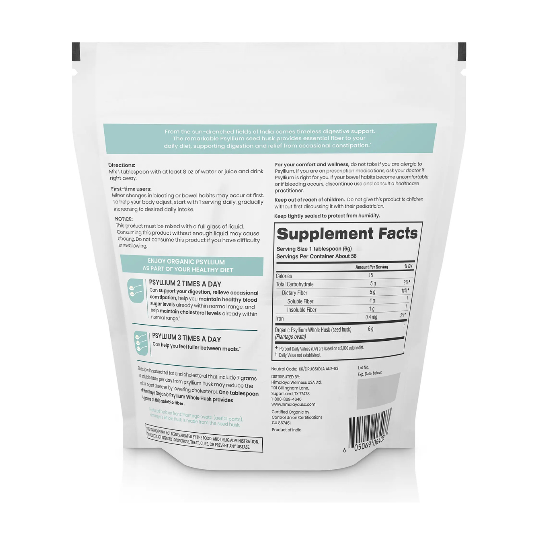 Organic Psyllium Whole Husk - Image 2