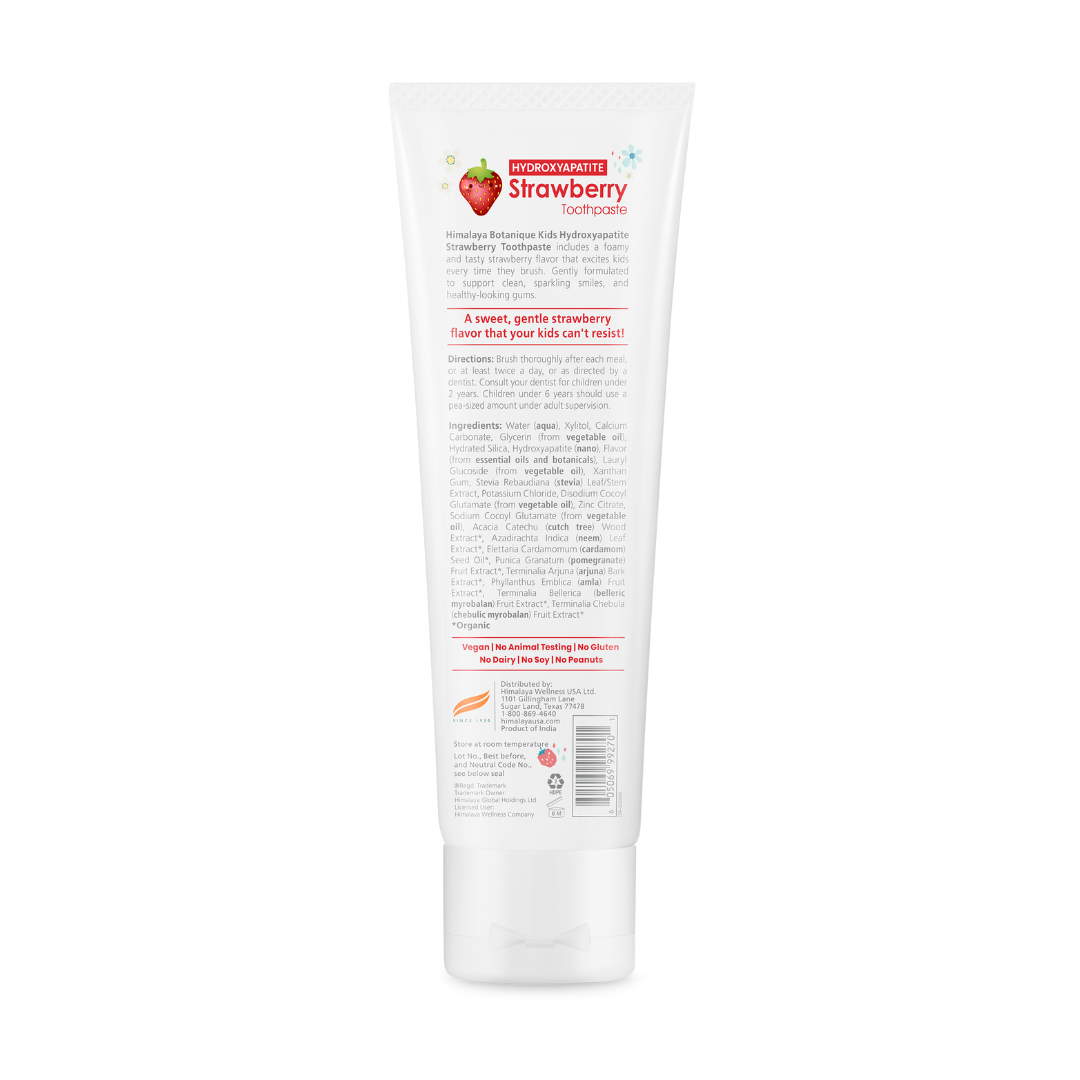 Kids Hydroxyapatite Strawberry Toothpaste - Image 2
