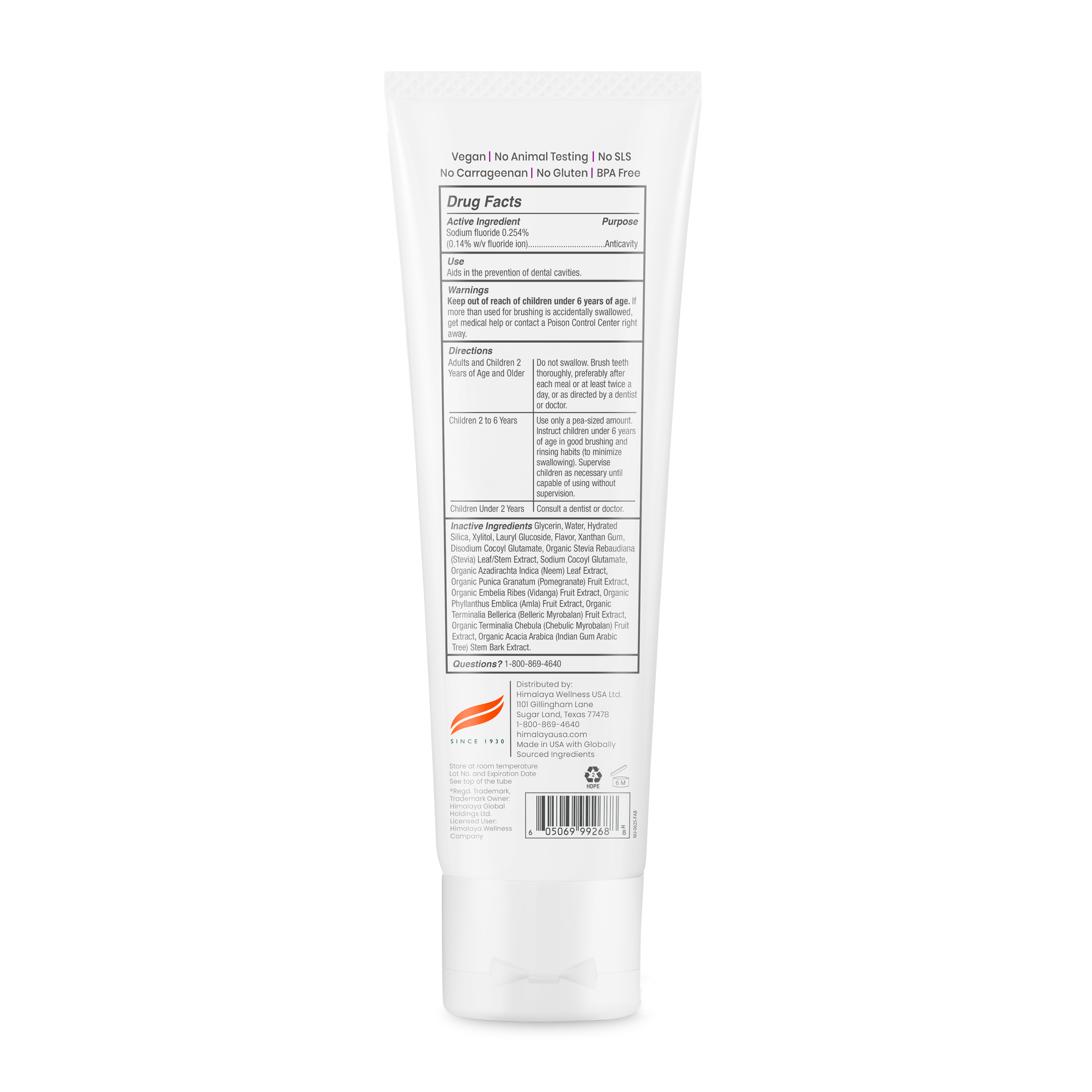 Kids Fluoride Anticavity Bubblegum Toothpaste - Image 2